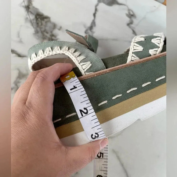 Mou PLATFORM CRISS CROSS UPPER - Platform sandals size 9 - Picture 14 of 16